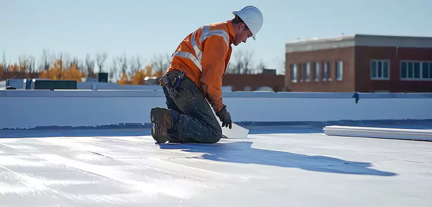 Flat Roof Drain Installation in Ramona