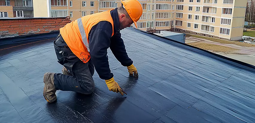 Residential TPO Roof Repair in Ramona